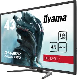 iiyama G-Master Red Eagle G4380UHSU-B1 gaming monitor 4K, 144Hz, HDMI, DisplayPort, USB, Audio, FreeSync