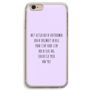 Zelfvertrouwen: iPhone 6 Plus / 6S Plus Transparant Hoesje