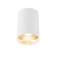 Trizo21 Bily 16 up Plafondlamp - Wit frame - Gouden ring