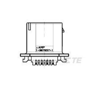 TE Connectivity 1-967657-1 Inhoud: 1 stuk(s) Carton