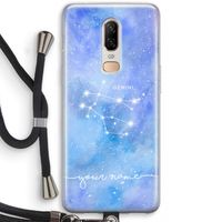 Sterrenbeeld - Licht: OnePlus 6 Transparant Hoesje met koord
