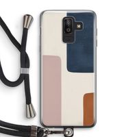 Geo #5: Samsung Galaxy J8 (2018) Transparant Hoesje met koord Geo #5: Samsung Galaxy J8 (2018) Transparant Hoesje met koord