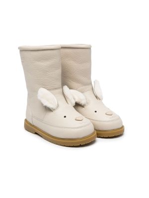 Donsje bottines à empiècements contrastants - Tons neutres