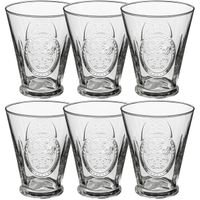 Set van 6x stuks tumbler glazen Carmela 340 ml van glas