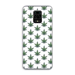 Weed: Xiaomi Redmi Note 9 Pro Transparant Hoesje