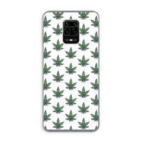 Weed: Xiaomi Redmi Note 9 Pro Transparant Hoesje