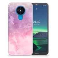 Smartphone hoesje Nokia 1.4 Pink Purple Paint