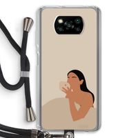 Fresh coffee: Xiaomi Poco X3 Pro Transparant Hoesje met koord