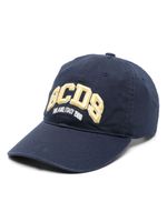 GCDS casquette à logo brodé - Bleu - thumbnail