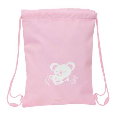 Rugtas met Koordjes Safta Koala Roze 26 x 34 x 1 cm