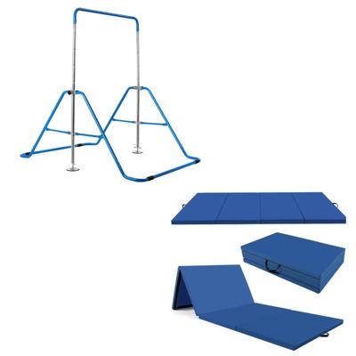 Trainingsstang Voor Kinderen En Opvouwbare Mat Opvouwbare Driehoekige Stang En Opvouwbare Mat Met Handgrepen