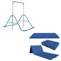 Trainingsstang Voor Kinderen En Opvouwbare Mat Opvouwbare Driehoekige Stang En Opvouwbare Mat Met Handgrepen