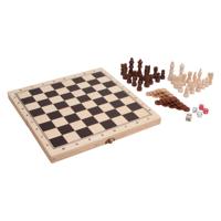 Small Foot - houten klassieke spellen 3in1 in kist