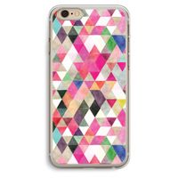 Gekleurde driehoekjes: iPhone 6 Plus / 6S Plus Transparant Hoesje