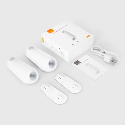 GlowLoo RGB Toilet Nachtlamp - Bewegingssensor LED met 7 Kleuren & Oplaadbare Batterij