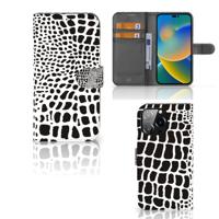 iPhone 14 Pro Max | Telefoonhoesje | Met pasjeshouder | Slangenprint