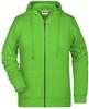 James & Nicholson JN8025 Ladies´ Zip-Hoody - /Lime-Green - L - thumbnail