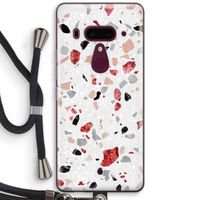 Terrazzo N°12: HTC U12+ Transparant Hoesje met koord
