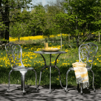Nohr Bistroset 'Kamille' kleur Zilver Nohr Bistroset 'Kamille' kleur Zilver