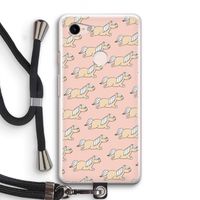 Ponys: Pixel 3 Transparant Hoesje met koord
