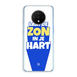Laat de zon in je hart: OnePlus 7T Transparant Hoesje