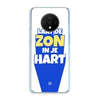Laat de zon in je hart: OnePlus 7T Transparant Hoesje