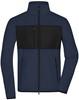 James & Nicholson JN1312 Men´s Fleece Jacket - /Navy/Black - XL