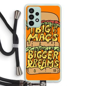 Big Macs Bigger Dreams: Samsung Galaxy A52s 5G Transparant Hoesje met koord