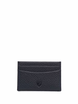 Aspinal Of London porte-cartes en cuir grainé - Bleu