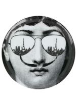 Fornasetti assiette imprimée - Noir