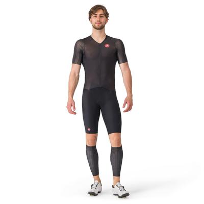 Castelli PR 2 speed trisuit korte mouw zwart heren