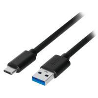 Akyga AK-USB-24 USB-kabel USB 3.2 Gen 1 (3.1 Gen 1) 0,5 m USB A USB C Zwart