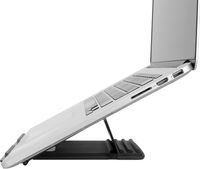 Mobiparts Laptop Stand Holder Metal - Black - thumbnail