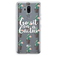 Cactus quote: LG G7 Thinq Transparant Hoesje