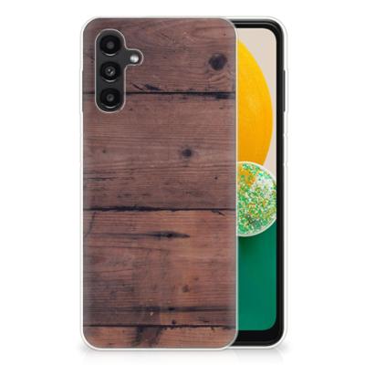 Samsung Galaxy A13 | A04s | Bumper Hoesje | Old Wood