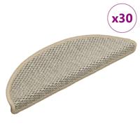 Trapmatten zelfklevend Sisal-Look 30 st 56x17x3 cm lichtgroen