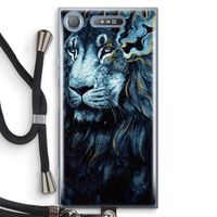 Darkness Lion: Sony Xperia XZ1 Transparant Hoesje met koord