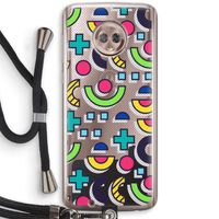 8-bit N°6: Motorola Moto G6 Transparant Hoesje met koord