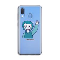 Zwaai: Samsung Galaxy A40 Transparant Hoesje