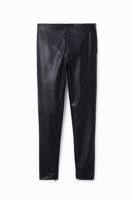 Leatherlook legging - BLACK - L