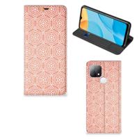 OPPO A15 | Hoesje met Magneet | Pattern Orange