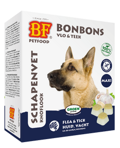 Biofood Schapenvet Maxi Bonbons Knoflook