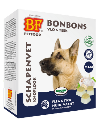 Biofood Schapenvet Maxi Bonbons Knoflook