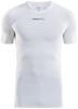 Craft 1906855 Pro Control Compression Tee Unisex - White - XS