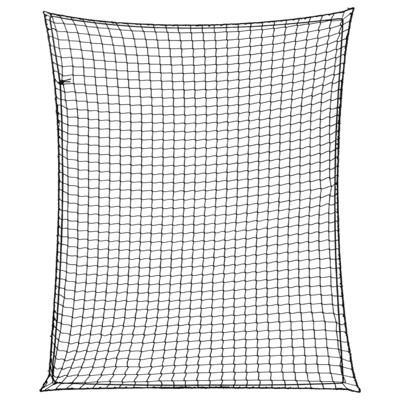 VidaXL Aanhangwagennet elastisch touw 3x2,5 m polypropeen zwart