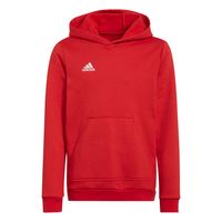 adidas Entrada 22 Sweat Hoodie Kids Rood Wit - thumbnail