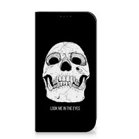 Mobiel BookCase iPhone 15 Pro Max Skull Eyes