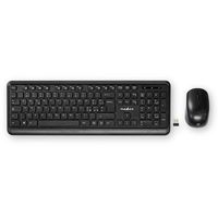 Nedis Muis en Toetsenbordset | Draadloos | USB | QWERTY | Italiaans | 1 stuks - KBMCW100BKIT KBMCW100BKIT Nedis Muis en Toetsenbordset | Draadloos | USB | QWERTY | Italiaans | 1 stuks - KBMCW100BKIT KBMCW100BKIT