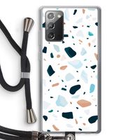 Terrazzo N°13: Samsung Galaxy Note 20 / Note 20 5G Transparant Hoesje met koord