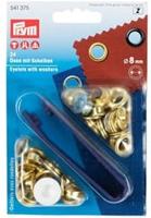 Prym Ringen met Schijven Goud 4 mm